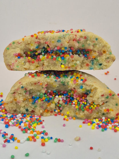 Birthday Cake Cookie – Soft, Sprinkle-Filled & Festive