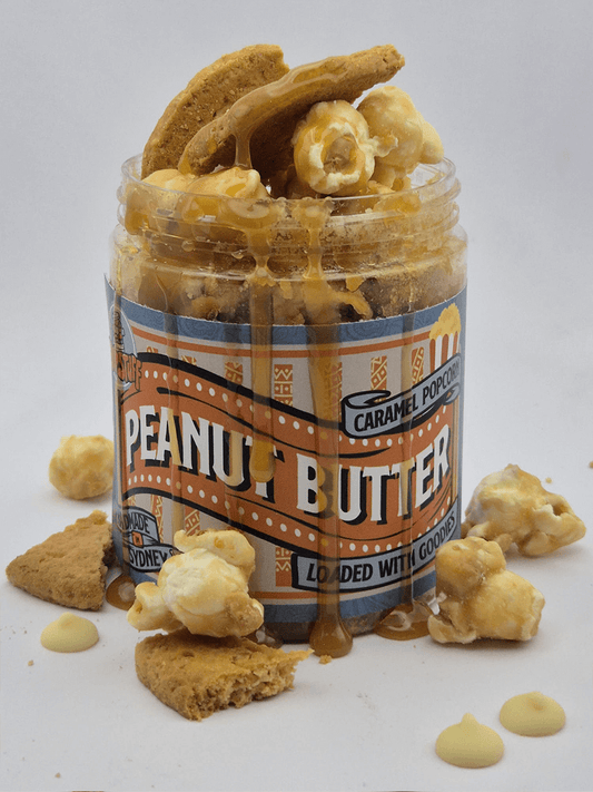 Caramel Popcorn Peanut Butter Treat