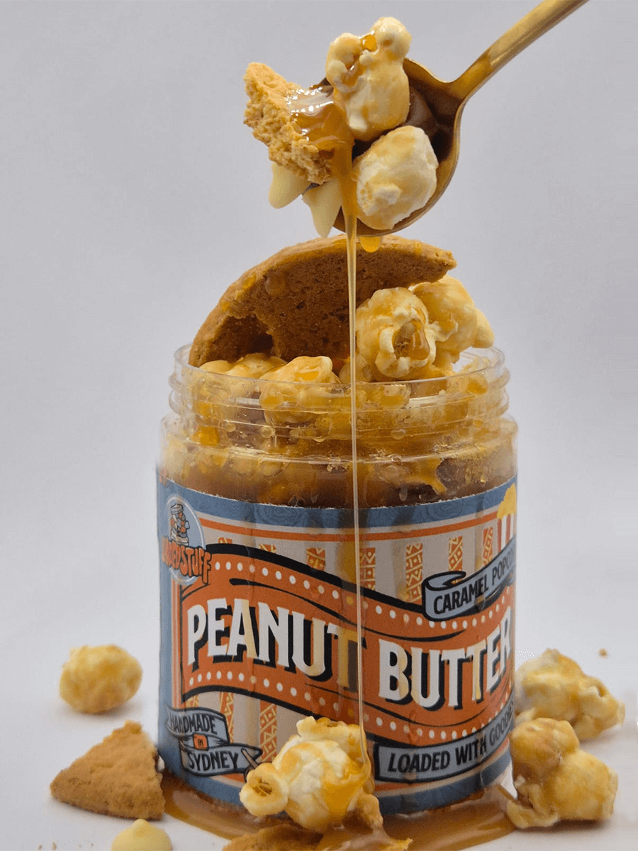 Caramel Popcorn Peanut Butter Treat