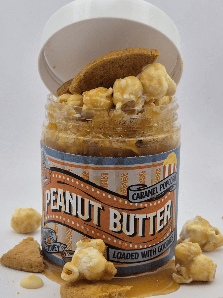 Caramel Popcorn Peanut Butter Treat